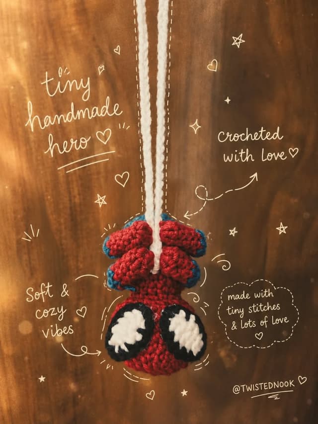 Mini Spidey Keychain