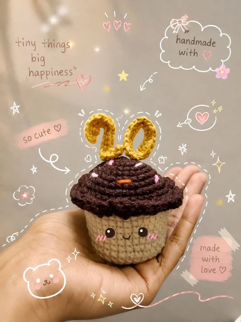 Crochet Cupcake